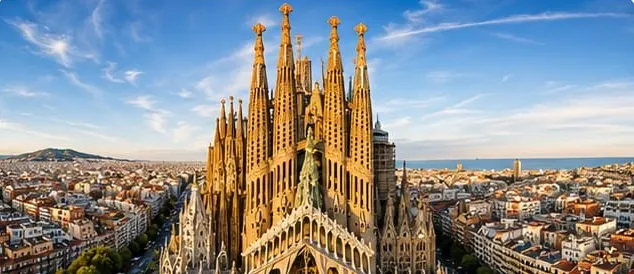 Basílica de la Sagrada Familia, en Barcelona